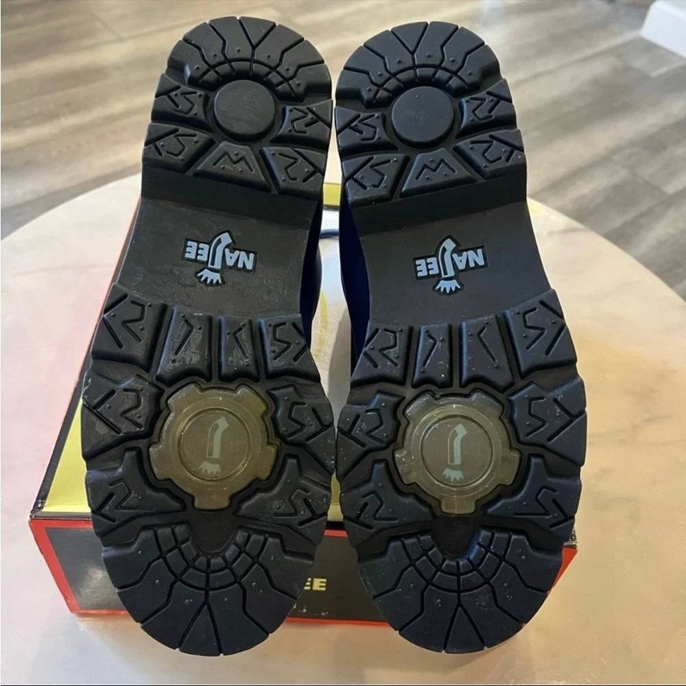 LL Cool J Najee Kilimanjaro Mid Leather Boots Black Sz 10. Rare Rap Legend NIB - Picture 5 of 13